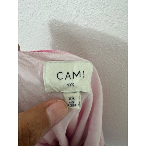 Cami NYC XS Silk Tie Dye Midi Slip Dress Pink Purple - Picture 4 of 9